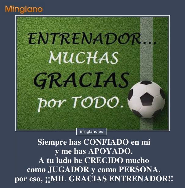 ¿Cómo expresar gratitud a un entrenador?