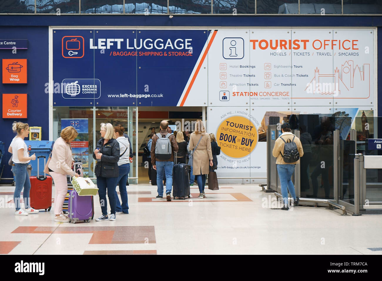 Is Victoria station left luggage safe?