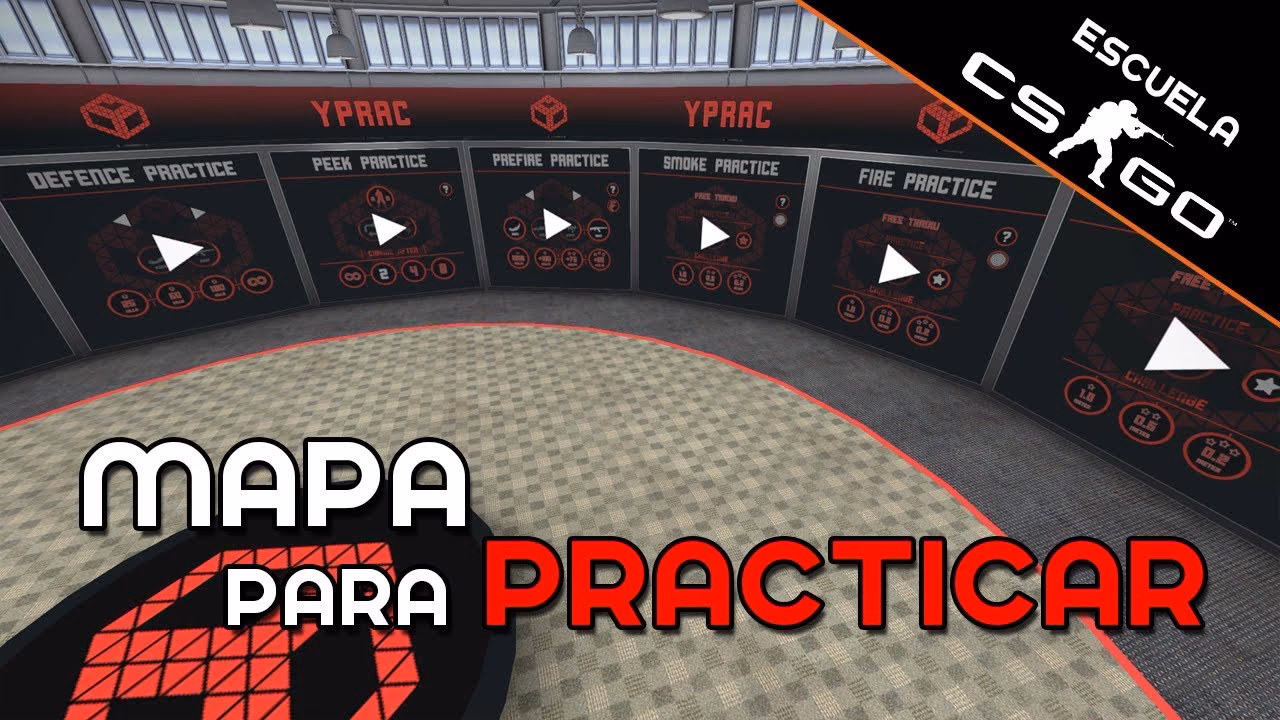 ¿Cuáles son los mapas más populares para entrenar en CS:GO?
