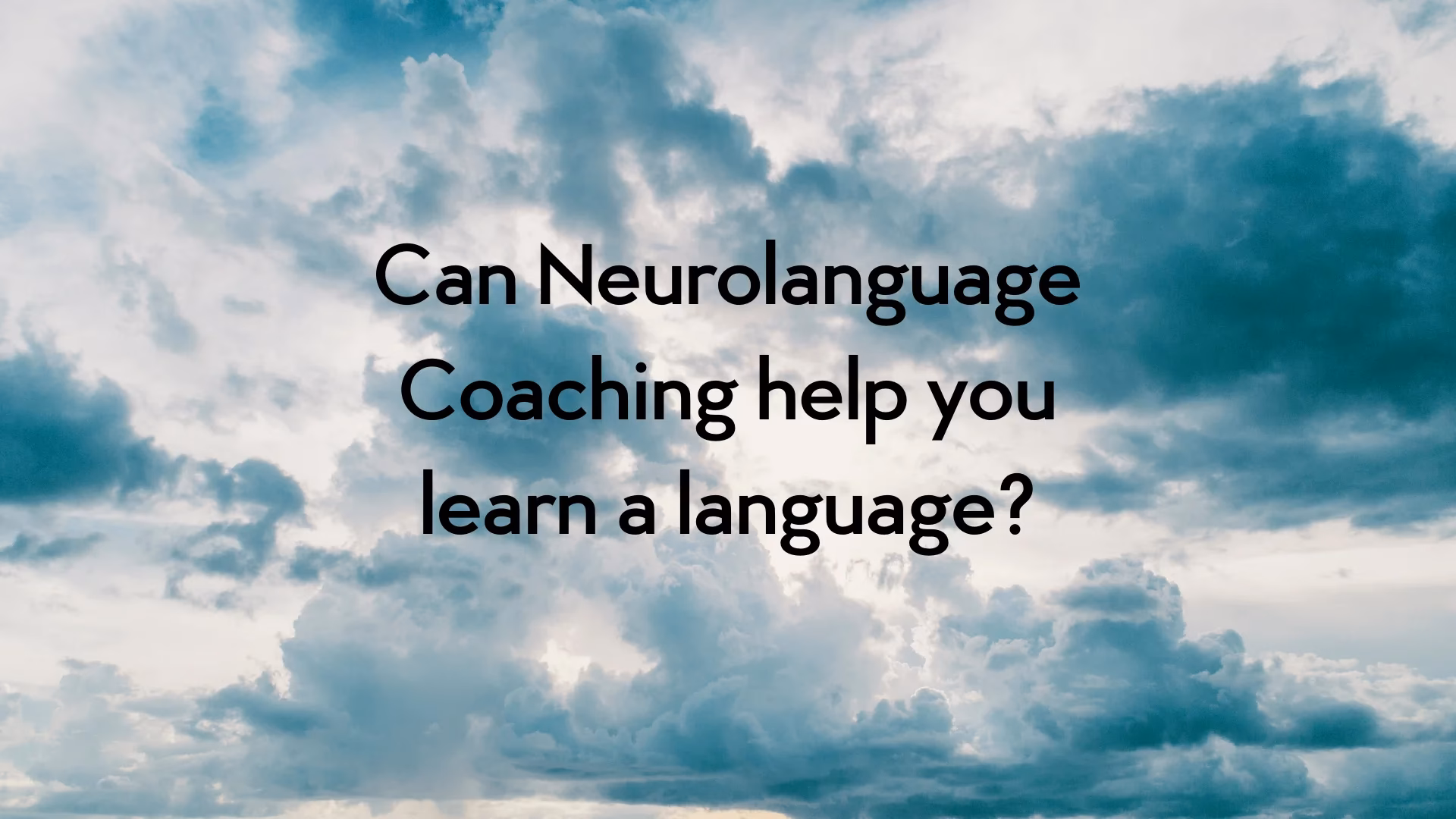 How many parts are in a neuro language coach course?
