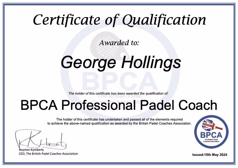 What is the Padel coaches registry?