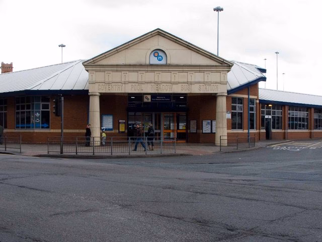 Where can I get a bus from Coventry Pool Meadow?