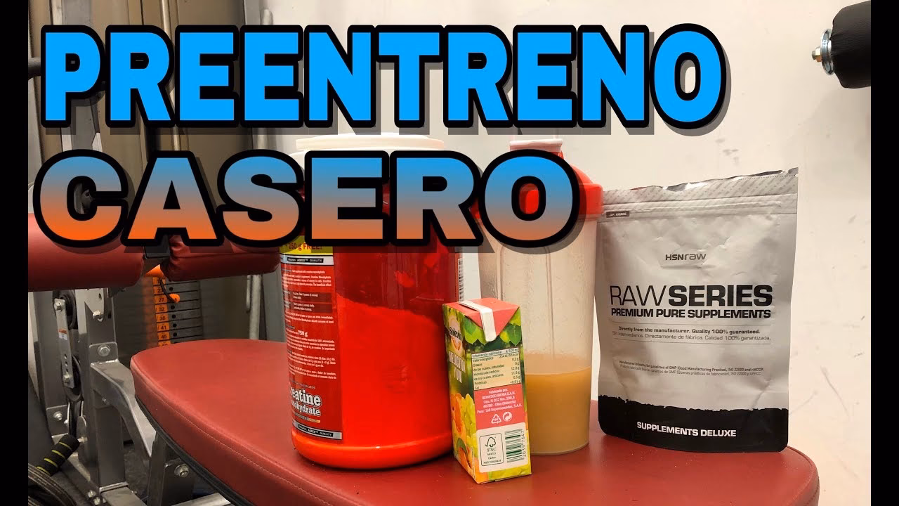 ¿Cómo preparar un pre entreno casero sin suplementos deportivos?