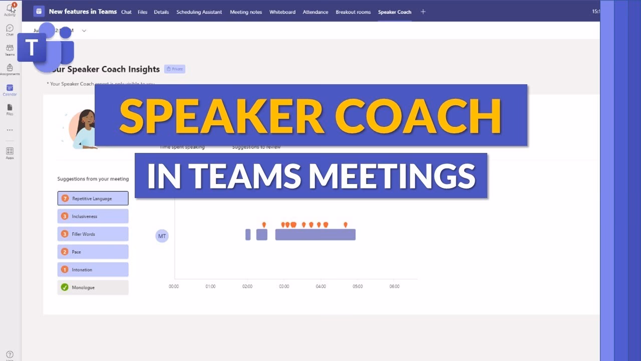 How do I enable speaker coach automatically in Microsoft Teams?