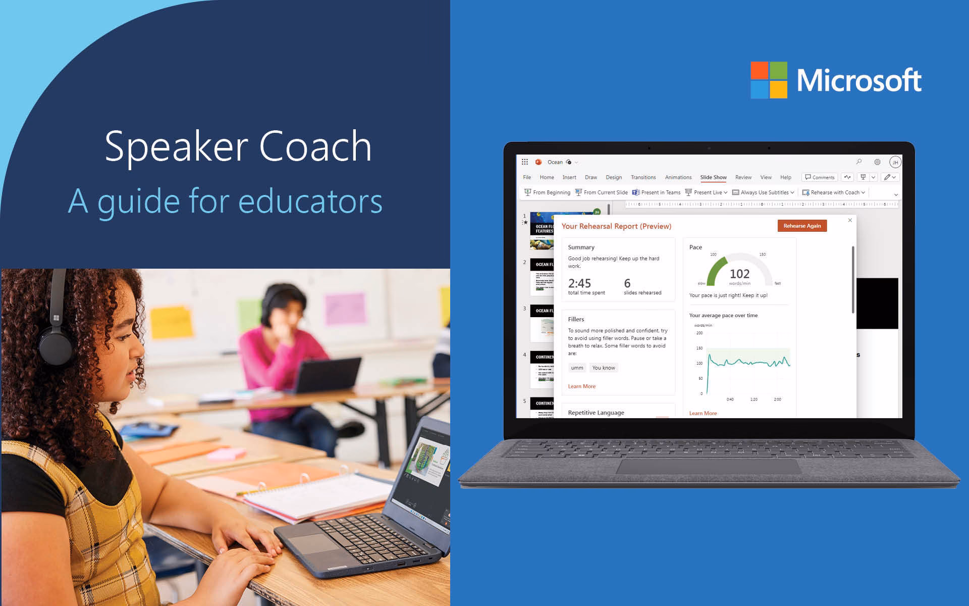 How do I enable speaker coach for all my meetings?