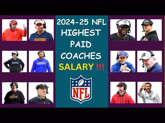 Who are the lowest paid NFL coaches?