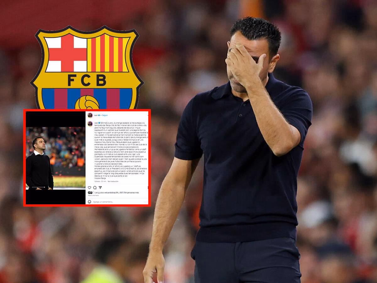 ¿Por qué Xavi se despedido de los aficionados?